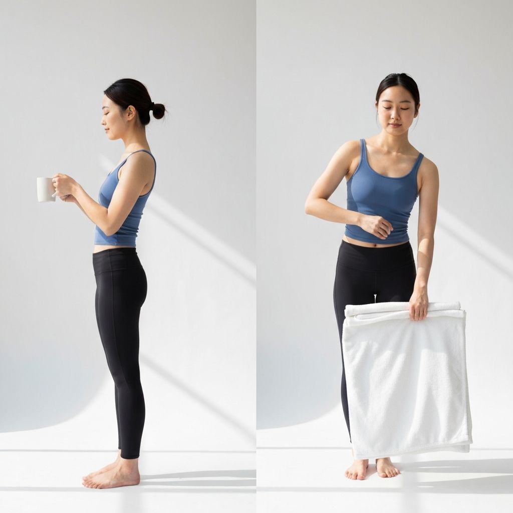 Maintaining good posture throughout the day