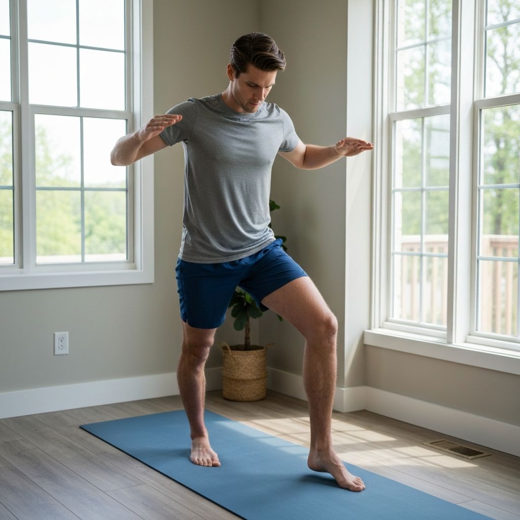 Basic body stability and balance exercises